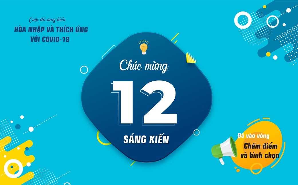 Kết quả Vòng sơ khảo - Cuộc thi sáng kiến “Hoà nhập và thích ứng với Covid-19”